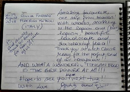 Honey mooners from Italy, loved their time at One'