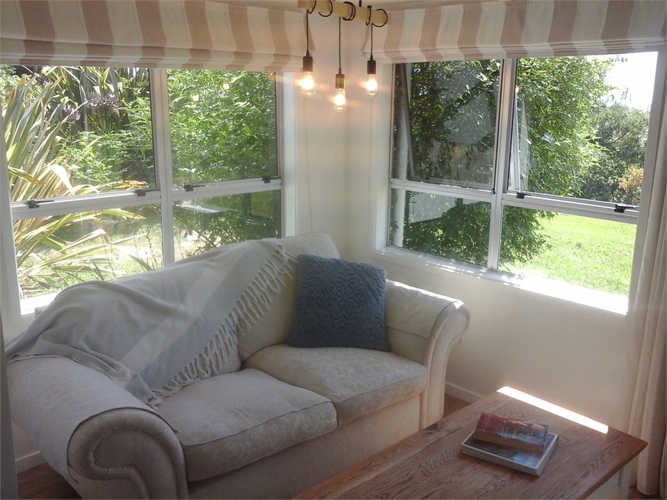 There's a view of the sea from here