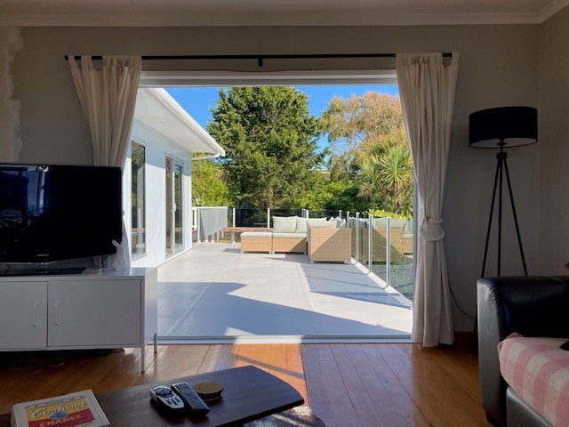 Deck from living room