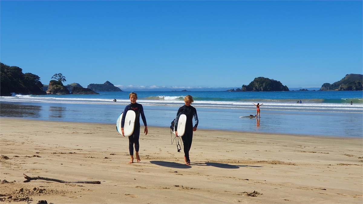 Pristine surf beaches