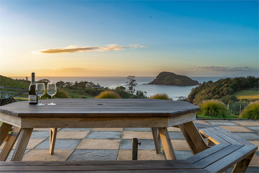 Private pool and hot tub with stunning ocean views