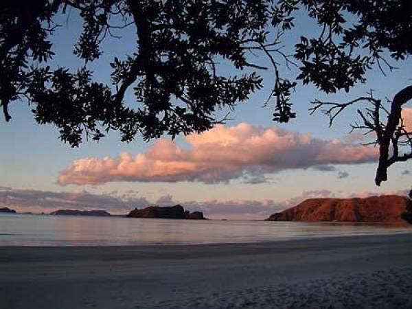 Opito Beach at Sunset