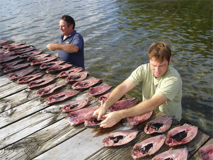 mullet smoking preparation