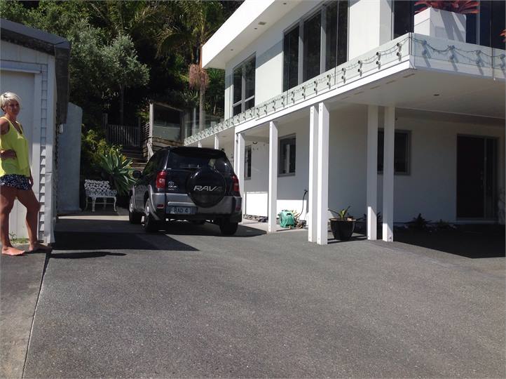 Off street parking for car and boat