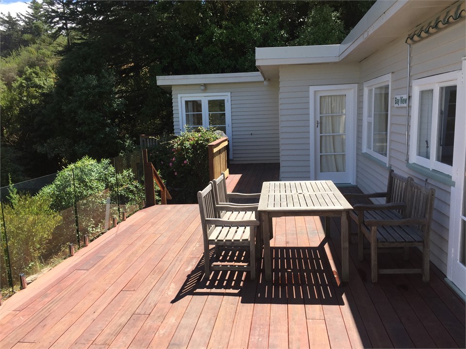 Deck area