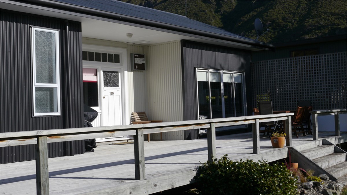 Outside entertainment area