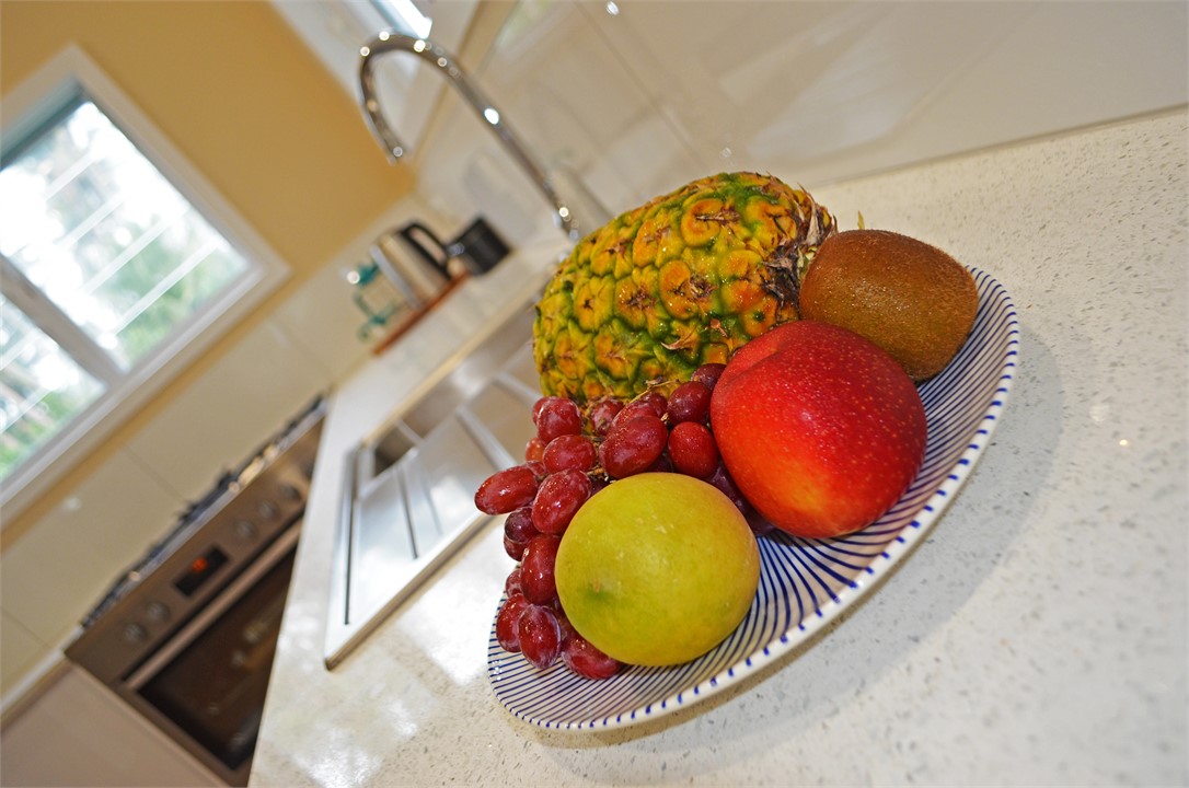 Fruit Plate on Bench