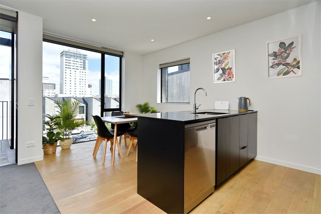 View of the Kitchen and living areas
