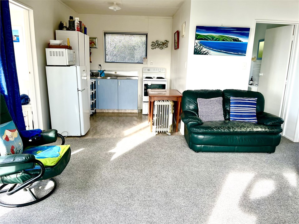 Kitchen and living room
