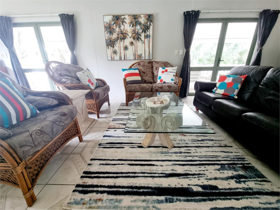 Comfortable indoor lounge space