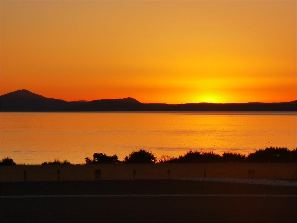 Sunset in Taupo