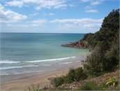 Sandy bay looking north