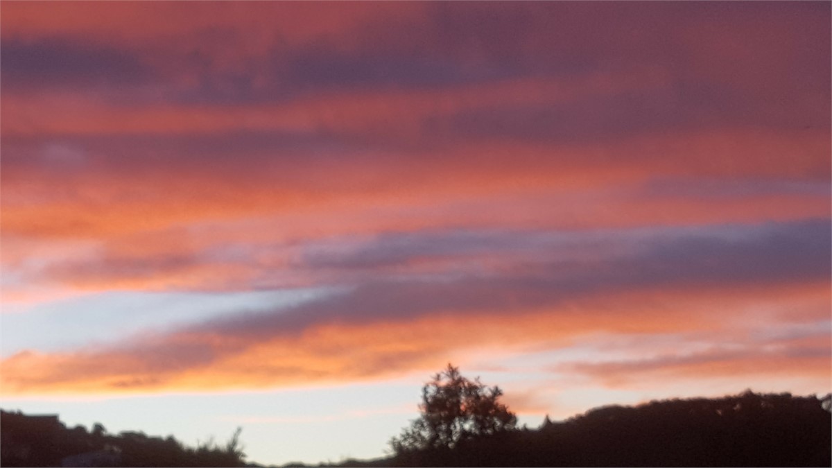 Gorgeous sunsets from the balcony