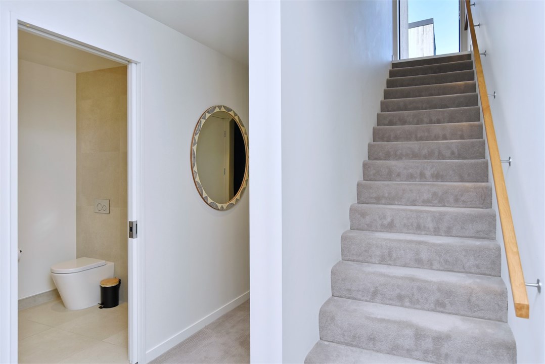 View of the stairs on the property