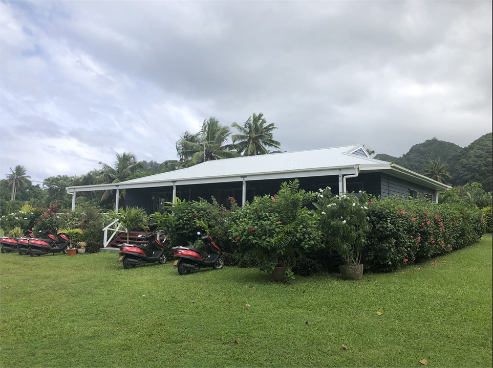 Diagonal View of Front of House