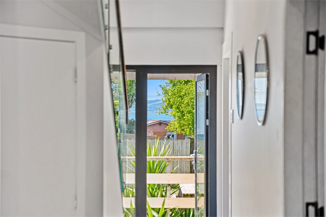 Hall way and back door