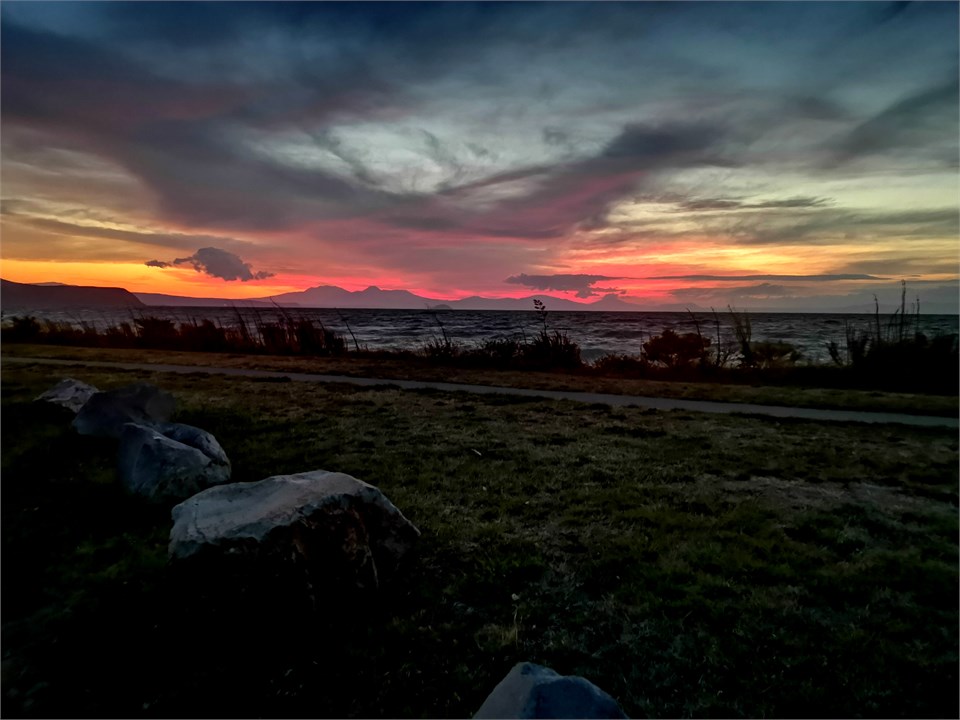 Sunset in Taupo