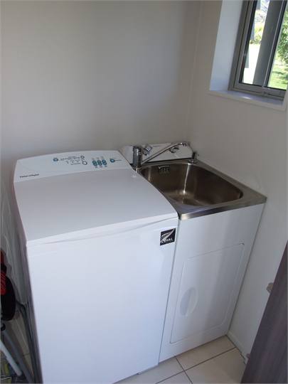 Laundry off the kitchen