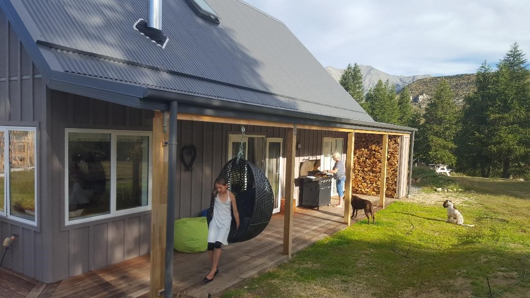 Side of house next to the reserve