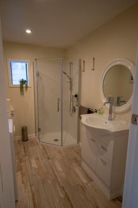 Bathroom and laundry combined