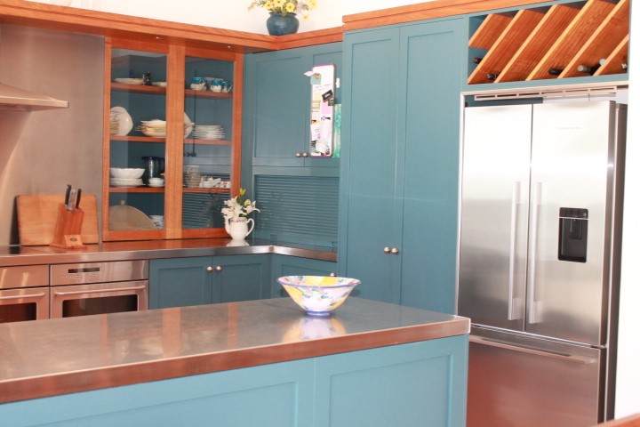 Large kitchen for the whole family to cook!