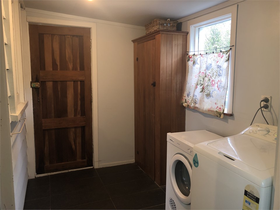 Laundry and back door