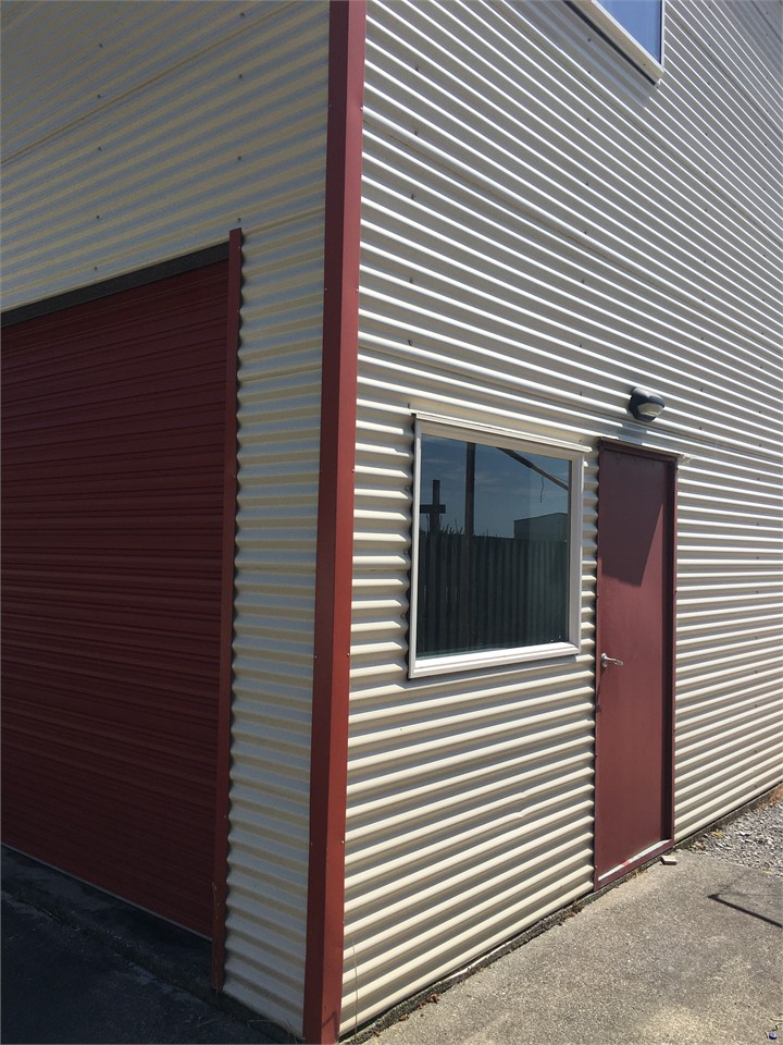 Red side door is Access for Upstairs