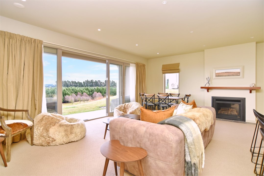 Living area with a view and sitting areas