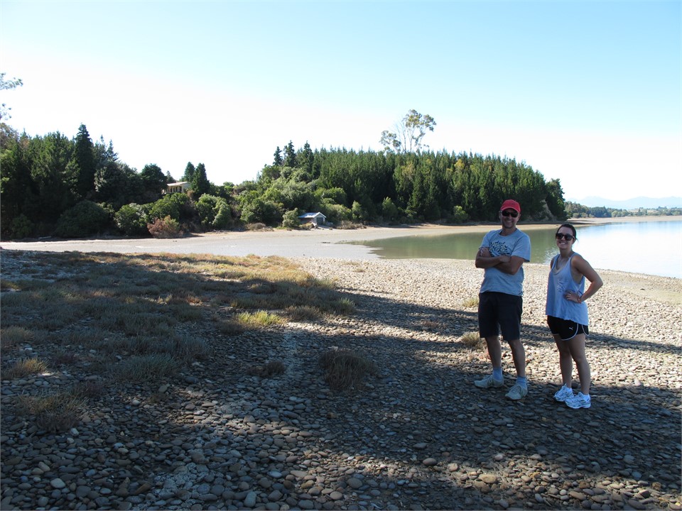 Walk around the peninsula at low tide