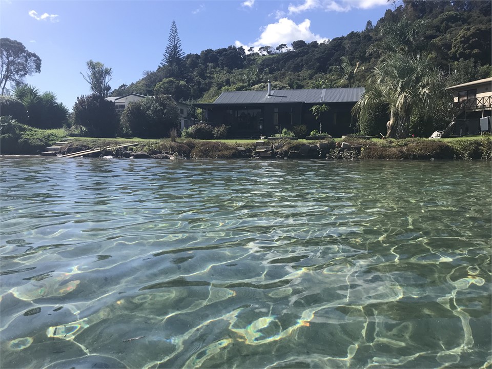 Looking back at Lagoon House