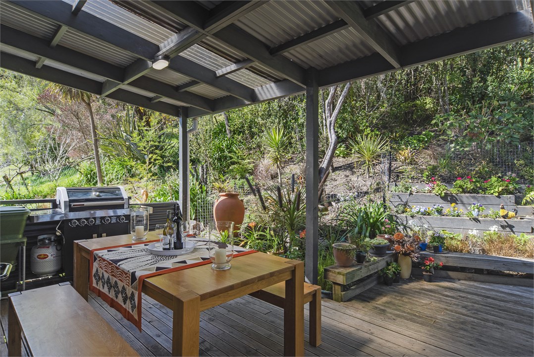 Outdoor dining & BBQ area