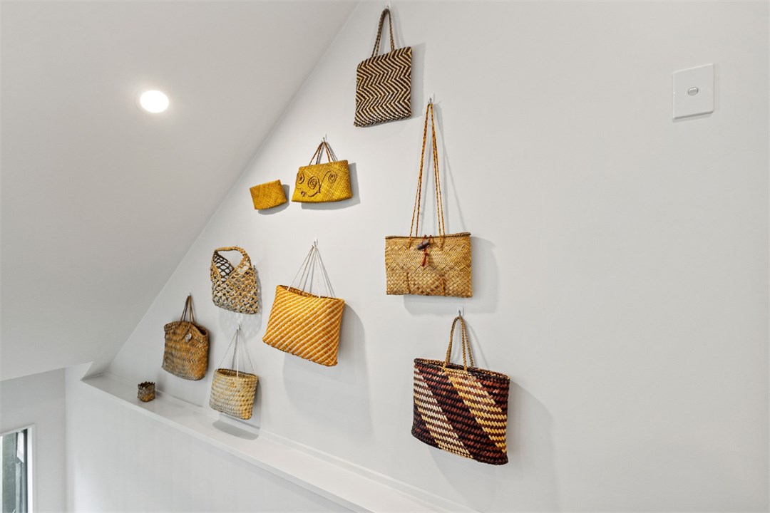 Kete made from harakeke (flax)