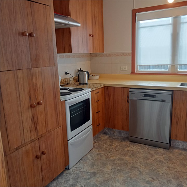 Kitchen with stove & dishwasher