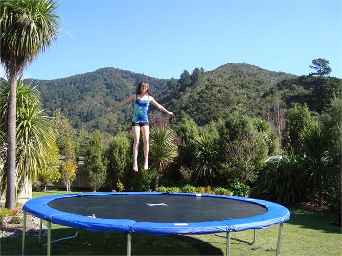 14ft round tramploine