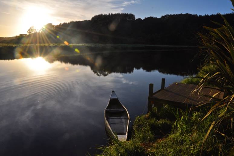 Sunrise over the Takou River