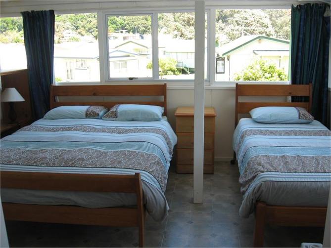 A downstairs bedroom (1 of 5 bedrooms)