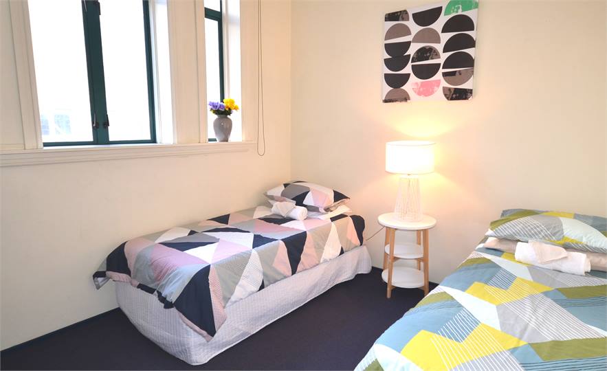 Main bedroom can have 2 single beds