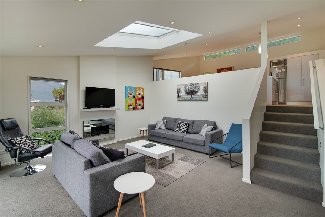 Second lounge leads to up kitchen/dining