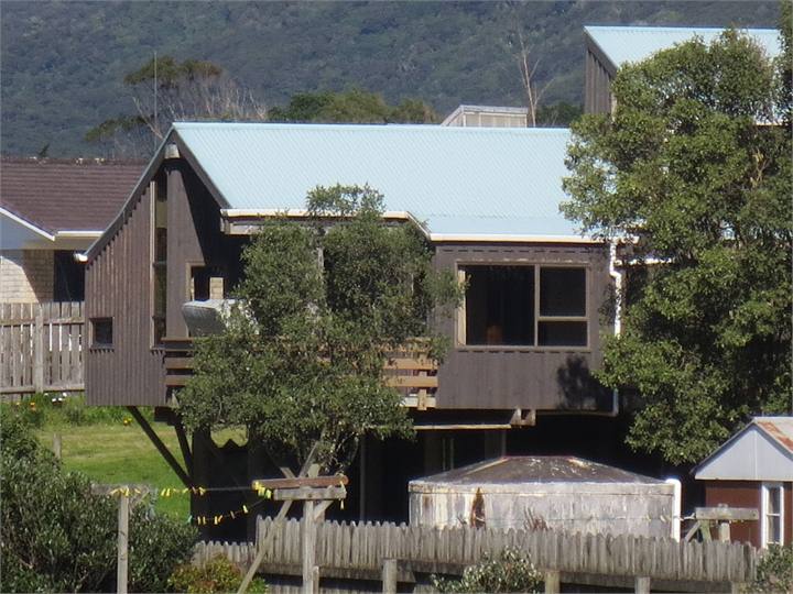 View of house from sandhills