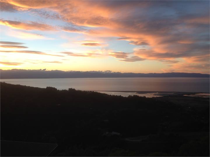A Pink Big Sky Sunset