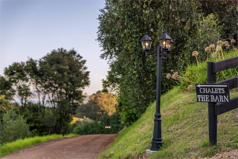 Driveway into Chalets