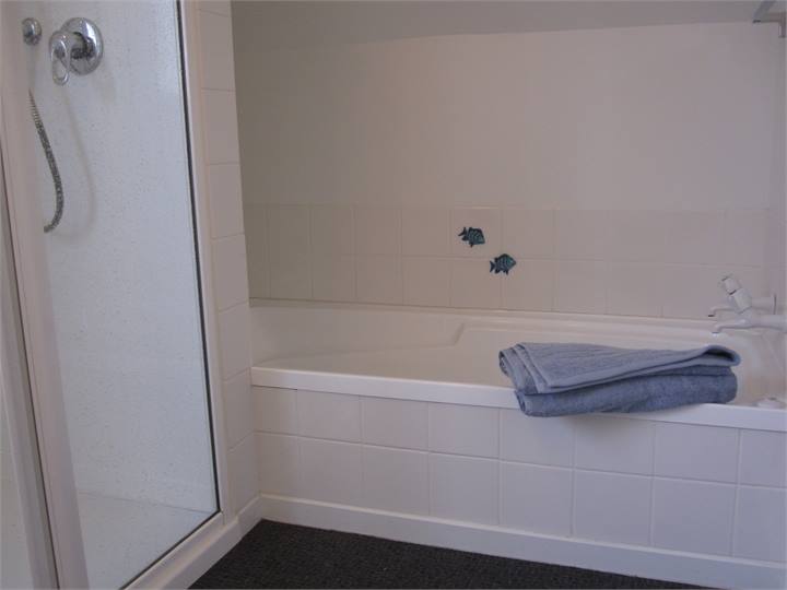 Second modern bathroom - shower & separate bath