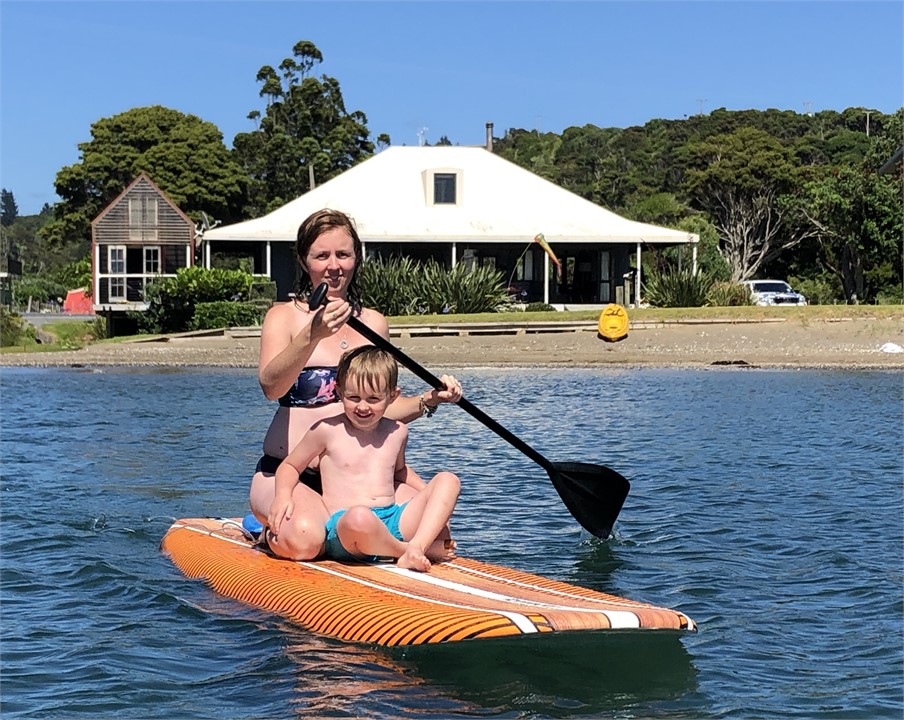 Water fun at the beach house