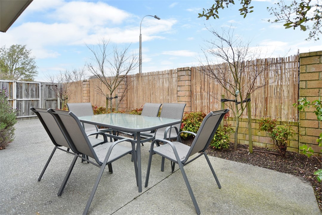 Outdoor seating area