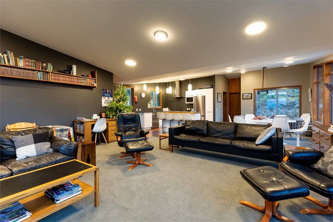 Open plan living area.