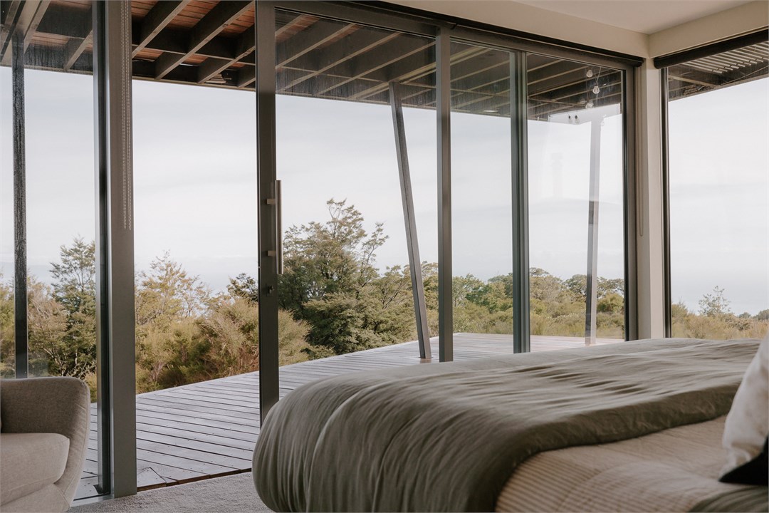 Primary bedroom suite with King bed