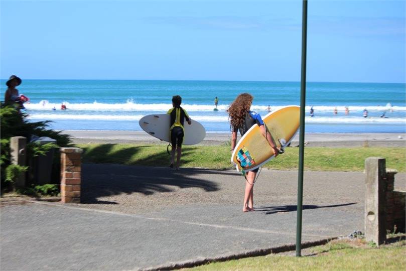 Such a short walk to the beach