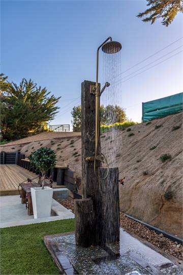 outside shower on-site