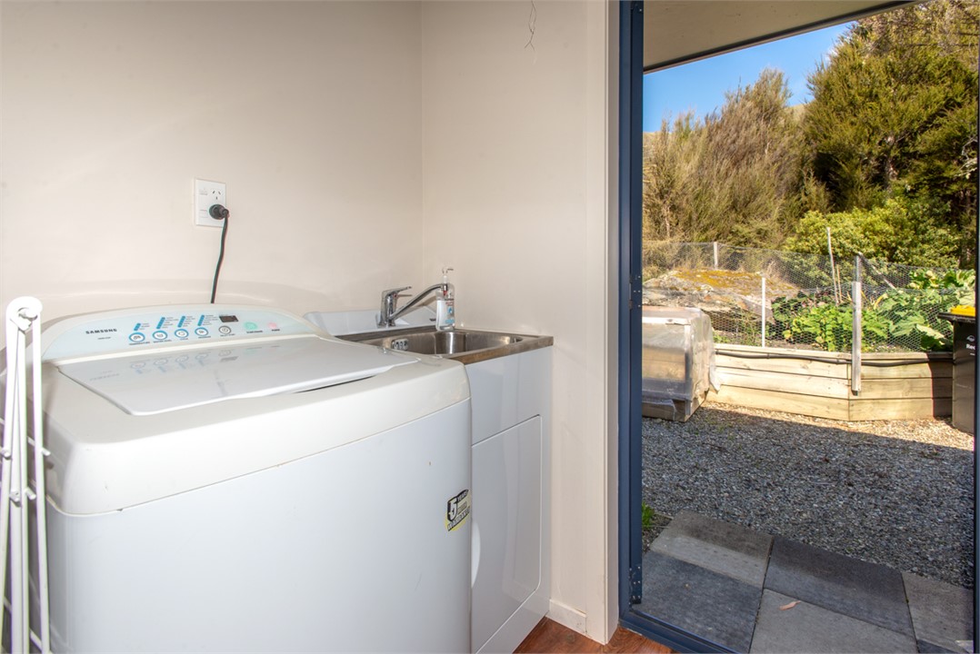 Laundry and back door access