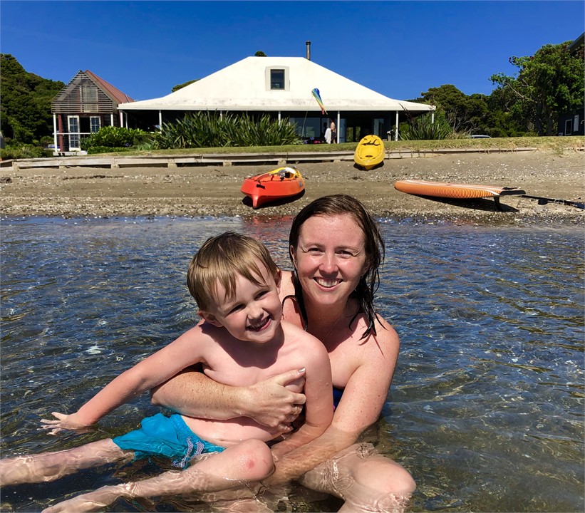 Water fun with the family